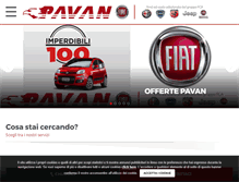 Tablet Screenshot of fiatpavan.it